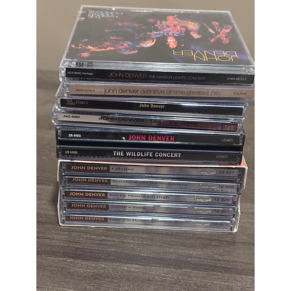 John Denver CD Lot 11 total Discs Live in the USSR Greatest Hits